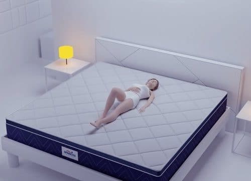 3D Animated Commercial Hybrid Pocket Spring Mattress